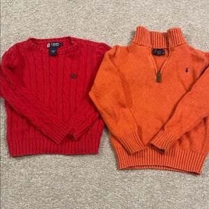 2 Kids Chaps and Ralph Lauren Polo Sweaters